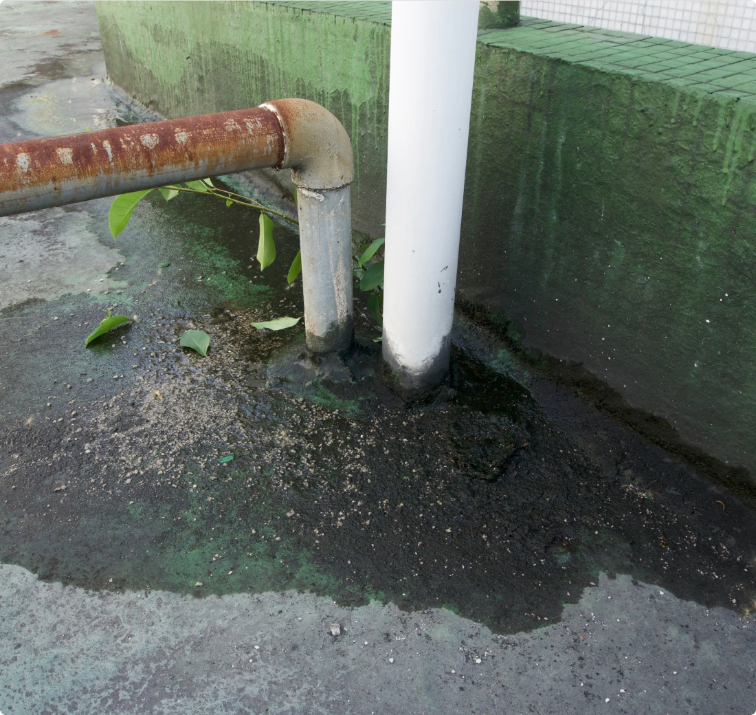 Blocked Water Outlet